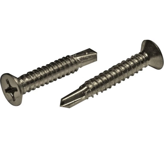 Саморез ЦКИ DIN7504-O JP82 4.8x70 мм, сверлоконечный, A2, Ph 2, 10 шт. 47959 1
