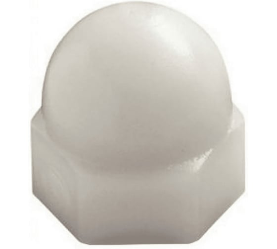 Колпачковая гайка ЦКИ DIN1587, М10, полиамид, SW 17, 10 шт. 55484