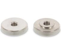 Гайка круглая ЦКИ DIN467, М12 рифленая, низкая, Ц, 1 шт. 3258019