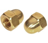 Колпачковая гайка ЦКИ DIN1587, М10, ЛАТ., SW 17, 2 шт. 7681819
