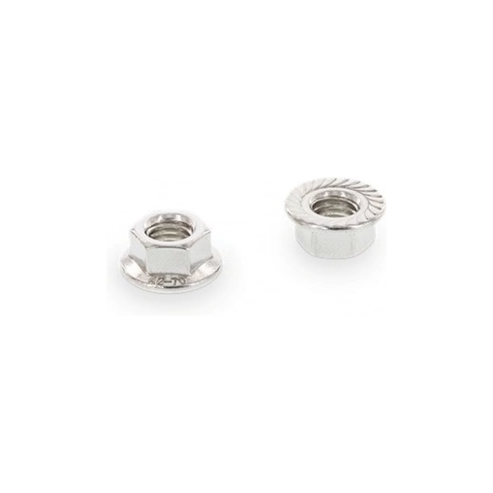 Гайка с фланцем ЦКИ DIN6923, М12, рифленая, 8, Ц, 25 шт. 27521 ...