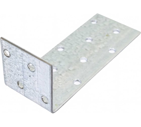 Крепежный анкерный угол Tech-Krep 40х100х40 цинк 141945