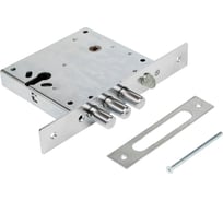 Врезной замок CERBER C6-85 3 ригеля, защелка, без цилиндра 2147