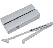 Доводчик GEZE TS4000 BC Tandem Al серебристый с тягой , регул. усилие закрывания, вес полотна до 300 кг, ширина полотна до 3000мм 68624 17170405