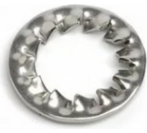 Шайба стопорная ЦКИ DIN6798 A М 5x10 зубчатая Ц 200 шт 31208