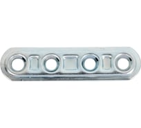 Мебельная пластина ALDEGHI LUIGI SPA 61х15 мм, оцинкованная 163AZ06