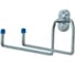 Двойной U-образный крюк ALDEGHI LUIGI SPA 120х180х50х9 мм, оцинкованный 4050AZ180 1