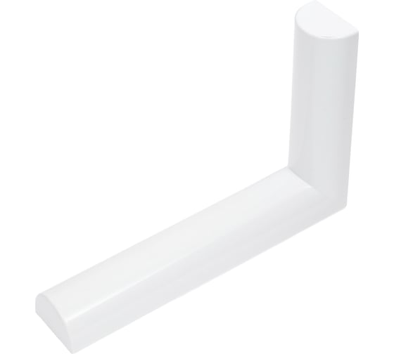 Кронштейн с пластиковой накладкой ALDEGHI LUIGI SPA 90х135/17х28 мм, оцинкованный, цвет: белый  2500PB15 1