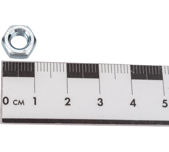 Шестигранная гайка Невский Крепеж DIN 934 оцинк., М6 200 шт. 826992