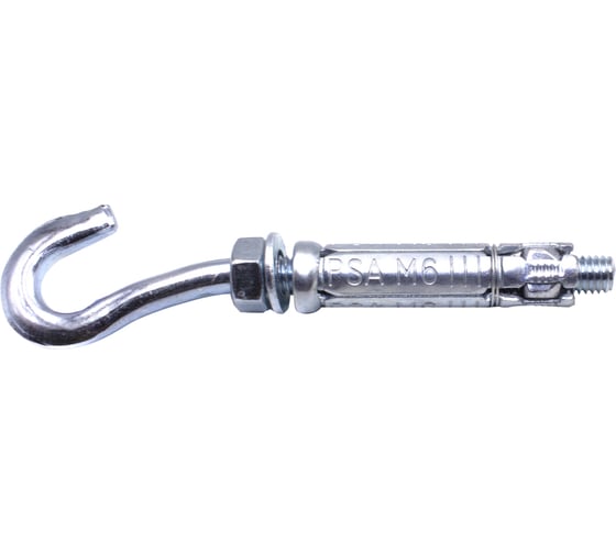Анкерная гильза с крюком Партнер PSA-HB М6 50шт 826746