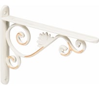 Кронштейн для полок Lemax prof малый, белый патина MF-160 WT.GP