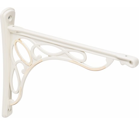 Кронштейн для полок Lemax prof большой, белый патина MF-130 WT.GP