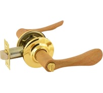 Межкомнатная защелка НОРА-М дер.-бук/зол. ЗВ3-03 фикс. 5132