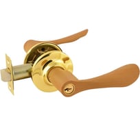 Межкомнатная защелка НОРА-М св.дер./зол. ЗВ3-01 ключ/фикс. 5134