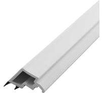 Штапик KOMFORT москитные системы 14.5 мм Rehau, квадратный, чёрный уплотнитель, 0,8 м ШДЧР6099