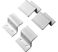 Крепление для москитной сетки НАКРЕПКО 2+2 шт., металл, белое, подвес 117103