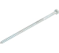 Шуруп шестигранный НАКРЕПКО "глухарь" 8x160 мм, цинк, в пакете, 10 шт. 207562