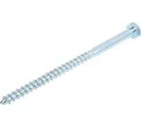 Шуруп шестигранный НАКРЕПКО "глухарь" 10x160 мм, цинк, в пакете, 10 шт. 207552