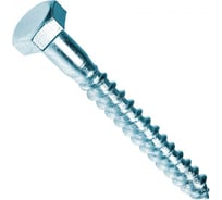 Шуруп шестигранный НАКРЕПКО "глухарь" 10x140 мм, цинк, в пакете, 10 шт. 207551