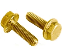 Болт ОПМ DIN 6921 с насечками М6x30 8.8 gelb zn 500 шт УТ000143142