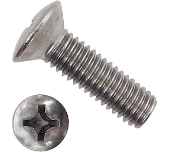 Винт ОПМ DIN 966, М6x12 4.8 zn 1000 шт. П0000021903