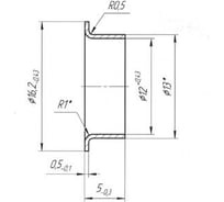 Втулка ОПМ ОСТ 4Г 0.010.016 КС8.227.003 СКИД.713341.006 1 шт УТ000161701