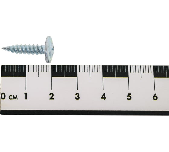 Саморез ООО «ПромСорт-Метиз» ГОСТ металл-металл, острый, 4,2x19, с пресс-шайбой, оцинкованный, 1 кг 4687205881397