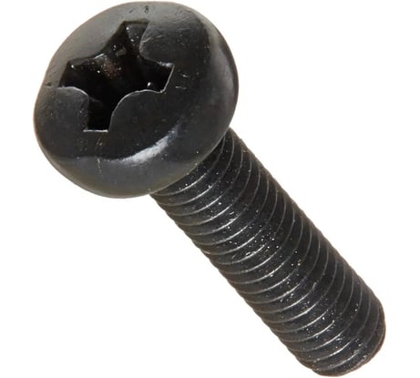 Винт ОПМ DIN 7985 М4x12 4.8 black zn 200 шт. УТ000074896