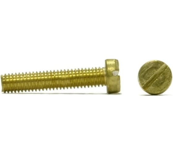 Винт ОПМ DIN 84 М3x16 4.8 gelb zn 200 шт. УТ000012759