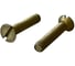 Винт ОПМ DIN 963, М4x20 мм, 4.8, Cd, 1000 шт. УТ000024837 1