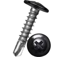 Саморез ОПМ 206041-2 4,2x13 ШСММ полусфера, black zn, сверло, 1000 шт. УТ000158939