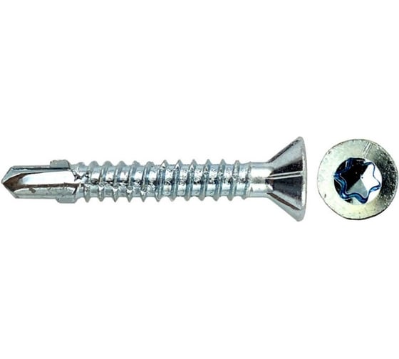 Шуруп-саморез сверлоконечный ОПМ 206061-2 6,3x70 zn, Torx, 250 шт. УТ000080778 1