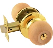 Межкомнатная защелка НОРА-М св.дерево ЗШ-01 ключ/фикс. 4646