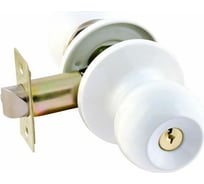 Межкомнатная защелка НОРА-М ЕСО бел. ЗШ-01-Э ключ/фикс. 5315