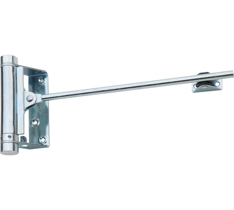 Дверной доводчик ALDEGHI LUIGI SPA стальной, пружинный, 101х265 мм, цвет: оцинкованная сталь, к-т: 1 шт + ключ с декоративными шурупами 115AZ002