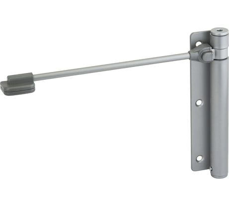 Дверной доводчик ALDEGHI LUIGI SPA правый, 170х39х225 мм, цвет: матовый хром, к-т: 1 шт + ключ с декоративными шурупами 114CS170D