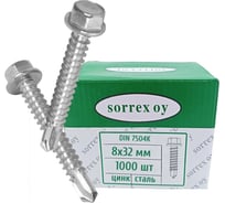 Саморез оцинкованный SORREX DIN 7504K 4,8x32 (1000штук) 7504K-1-048-032 1000