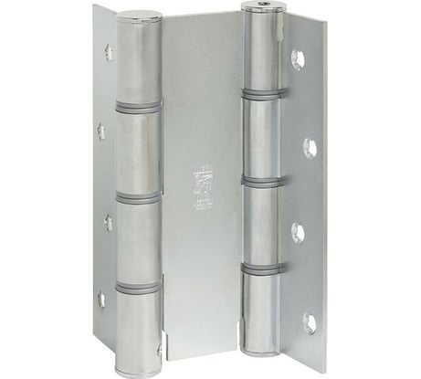 Барная пружинная петля двойного действия ALDEGHI LUIGI SPA 155х27х40 мм, цвет: оцинкованная сталь, к-т: 2 шт + монтажный набор 87AZ155-40