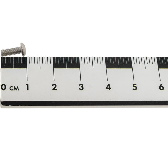 Винт ОПМ ISO 7380-1, М3x8 мм, А2, TX, 500 шт. УТ000108827