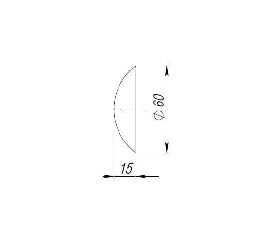 Настенный демпфер AJAX DSW-60 серый 43211