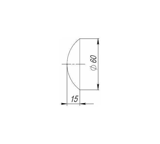 Настенный демпфер AJAX DSW-60 бежевый 43125