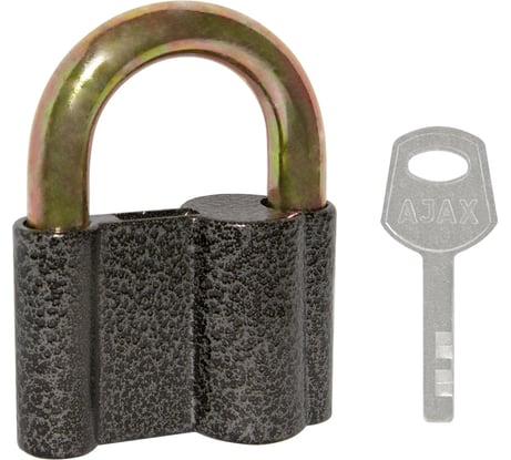 Навесной замок AJAX PD-40-80, фин. 3 кл., коробка 42573