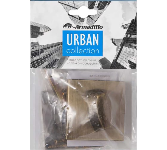 Поворотная ручка ARMADILLO WC-BOLT BK6 USS FSG-39 флорентийское золото 42885