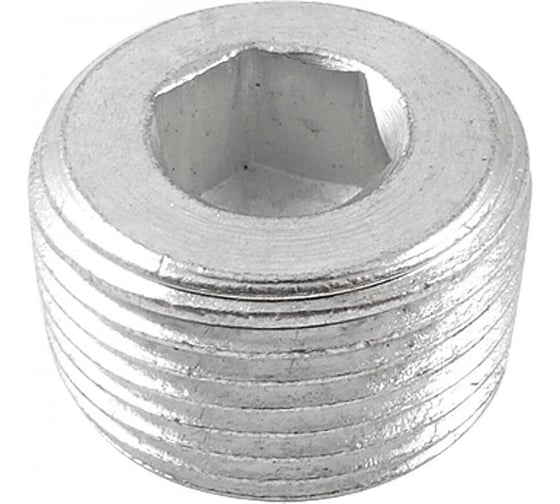 Пробка ОПМ DIN 906 R 1/8" 5.8 zn 100 шт 11038