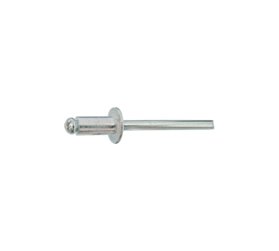 Заклепка ОПМ ~ ISO 15977 тяговая, d4,0x12 Al/St, с плоской головкой, 500 шт УТ000000289 1