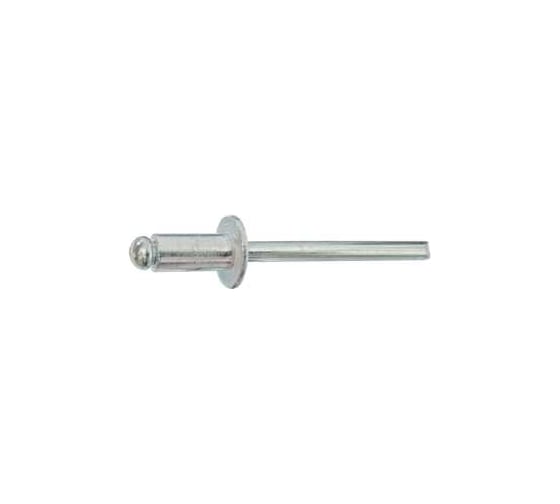 Заклепка ОПМ ~ ISO 15977 тяговая, d6,4x18 Al/St, с плоской головкой, 250 шт УТ000002011 1
