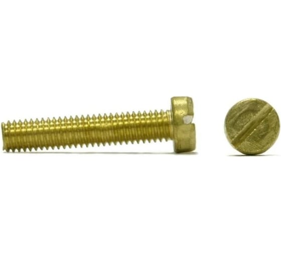 Винт ОПМ DIN 84 М4x30 4.8 gelb zn 200 шт. УТ000012786