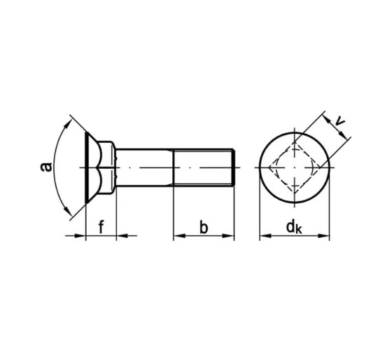 Болт ОПМ DIN 608 Mu М12x65 8.8 50 шт УТ000087348