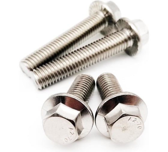 Болт ОПМ DIN 6921 с насечками М 6x30/30 8.8 zn 500 шт УТ000164825