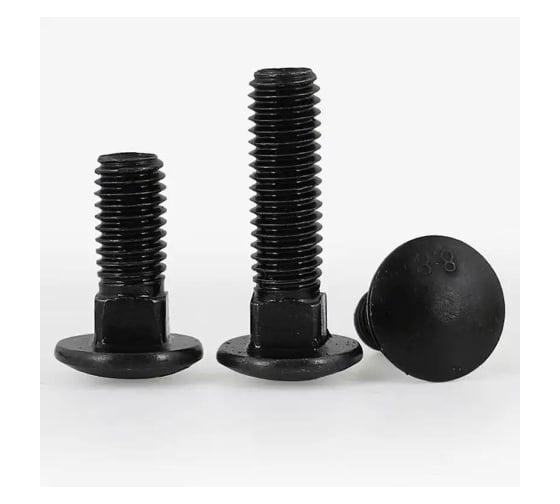 Болт ОПМ DIN 603 М10x30 8.8 black zn 200 шт УТ000102008 1
